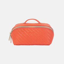 Load image into Gallery viewer, Tonic Small Beauty Bag - Herringbone Tangerine
