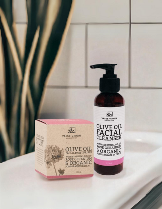 Rose Geranium & Pomegranate Face Care Bundle