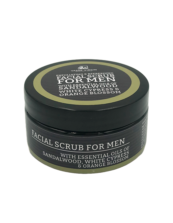 Sandalwood, White Cypress & Orange Blossom Facial Scrub