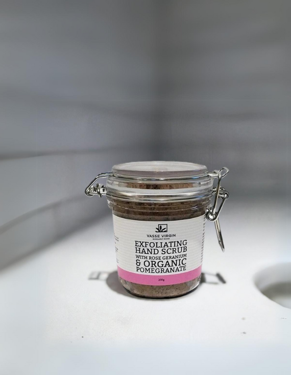 Rose Geranium & Pomegranate Hand Scrub