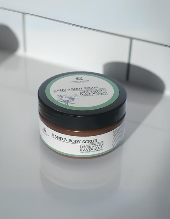 Lemon Myrtle & Avocado Hand & Body Scrub