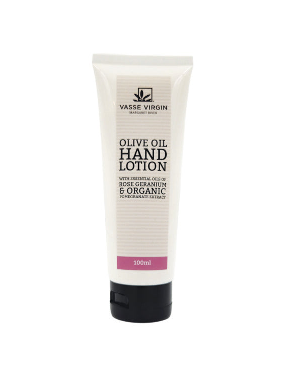Rose Geranium & Organic Pomegranate Hand Lotion Tube