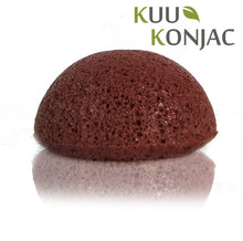 Load image into Gallery viewer, Konjac Sponge with French Red Clay : Dry, Sensitive and/or Mature Skin
