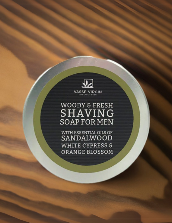 Sandalwood, White Cypress & Orange Blossom Shaving Soap