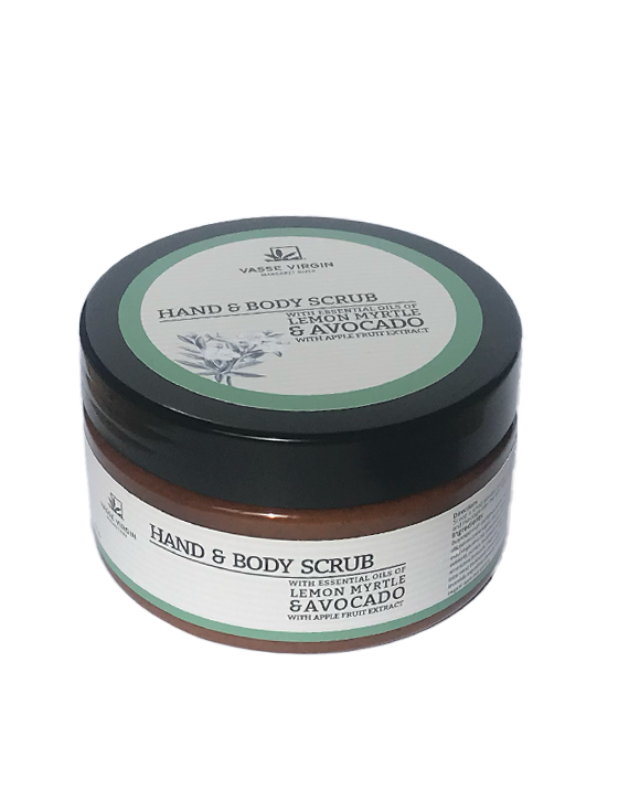 Lemon Myrtle & Avocado Hand & Body Scrub
