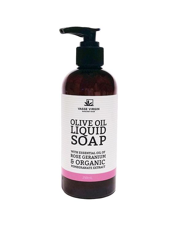 Rose Geranium & Pomegranate Liquid Soap