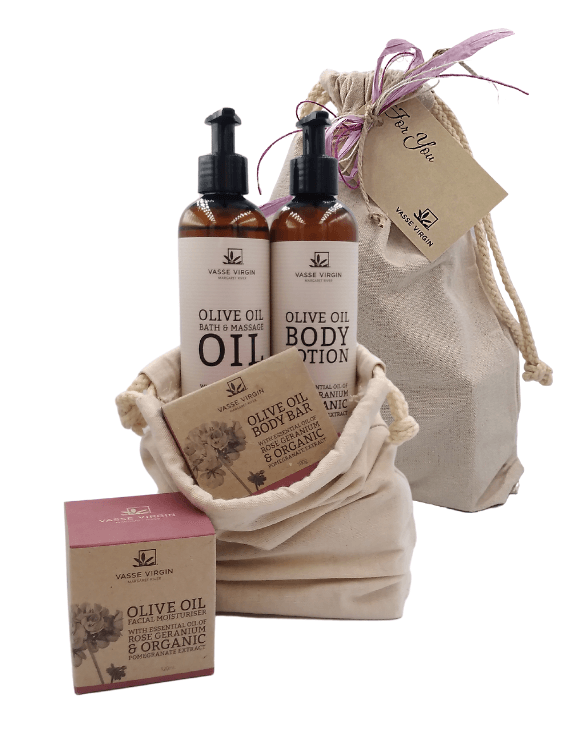 Rose Geranium & Pomegranate Ultimate Gift Pack - Vasse Virgin