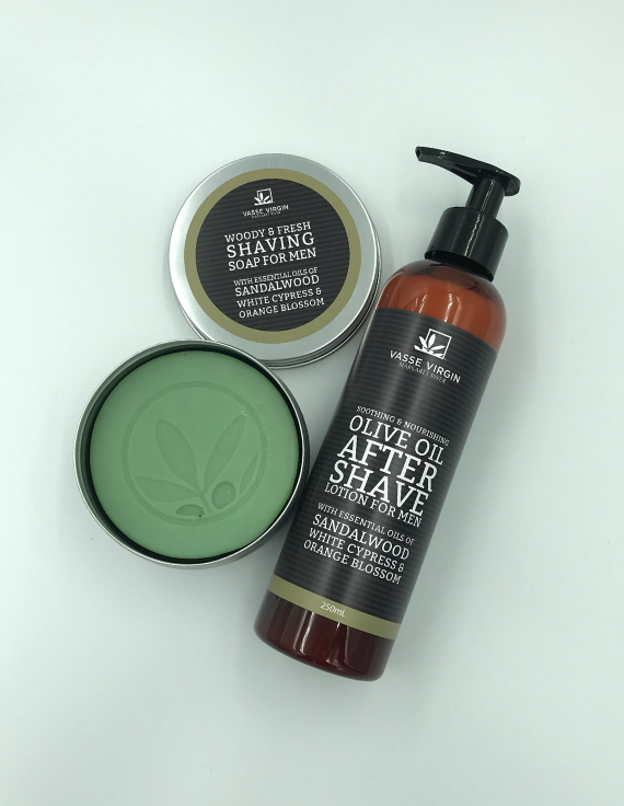 Sandalwood, White Cypress & Orange Blossom Mens Shaving Gift Pack