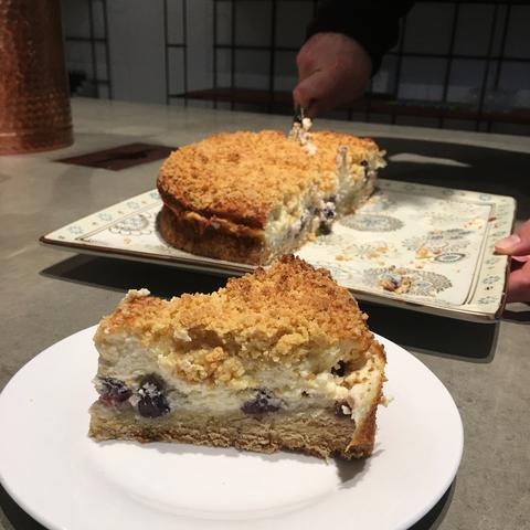 Vasse Virgin Pickled Blueberry Cheesecake