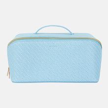 Load image into Gallery viewer, Tonic Large Beauty Bag - Herringbone Bluebell
