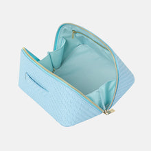 Load image into Gallery viewer, Tonic Medium Beauty Bag - Herringbone Bluebell

