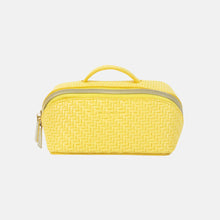 Load image into Gallery viewer, Tonic Small Beauty Bag - Herringbone Lemon
