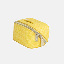Load image into Gallery viewer, Tonic Small Beauty Bag - Herringbone Lemon

