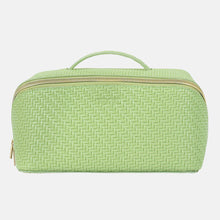 Load image into Gallery viewer, Tonic Large Beauty Bag - Herringbone Pistachio

