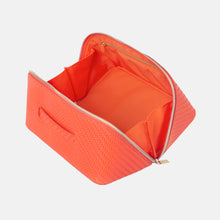Load image into Gallery viewer, Tonic Medium Beauty Bag - Herringbone Tangerine
