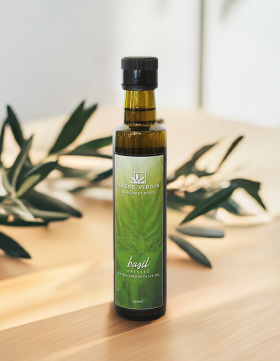 Basil Pressed Extra Virgin Olive Oil 250ml