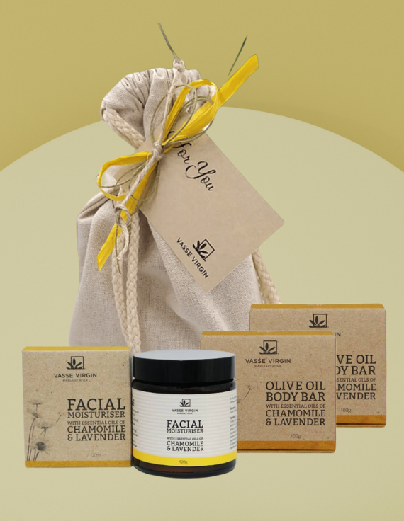 Chamomile &amp; Lavender Face and Body Gift Pack