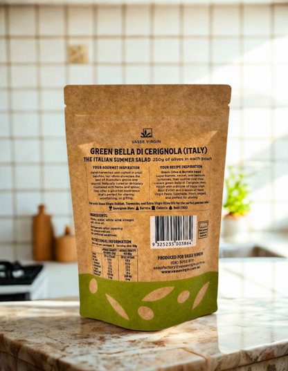 Green Bella Cerignola Olives Sachet