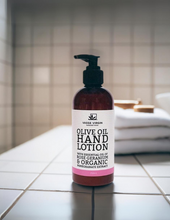 Load image into Gallery viewer, Rose Geranium &amp; Pomegranate Hand Lotion 250ml
