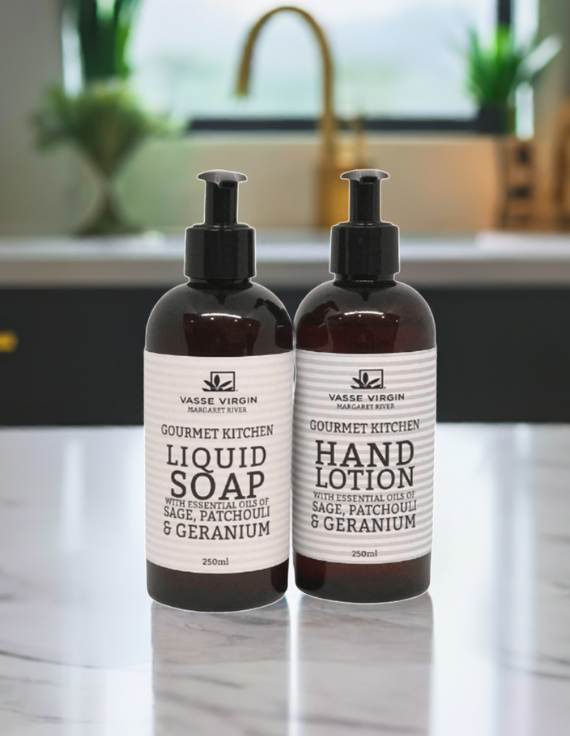 Gourmet Kitchen Hand Soap &amp; Lotion Set