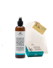 Load image into Gallery viewer, Aloe Vera &amp; Seaweed Lotion and Soap Gift Pack
