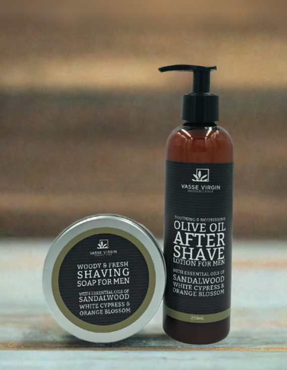 Sandalwood, White Cypress & Orange Blossom Mens Shaving Gift Pack