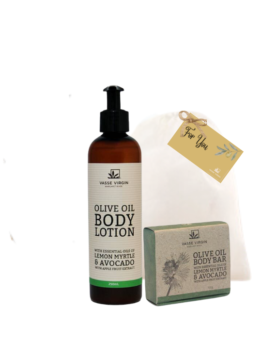 Lemon Myrtle & Avocado Lotion and Soap Gift Pack
