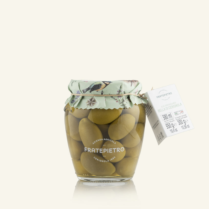 Fratepietro Olive verdi 550gr - Green Olives
