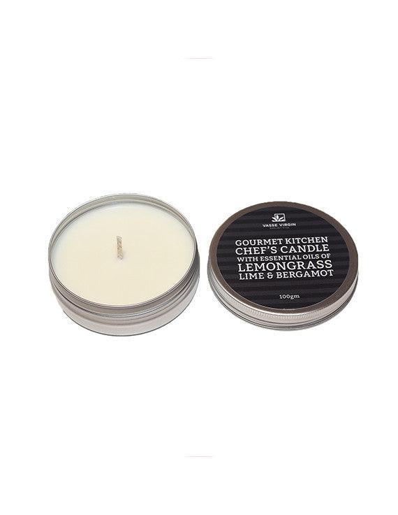Gourmet Kitchen Chef Candle Lemongrass