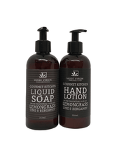 Load image into Gallery viewer, Gourmet Kitchen Hand Soap &amp; Lotion Pack - Vasse Virgin
