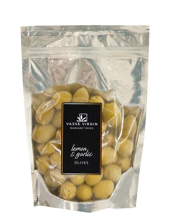 Lemon Garlic Olives