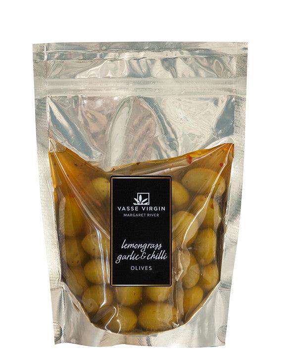 Gourmet Lemongrass Chilli Garlic Olives - Vasse Virgin
