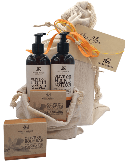 Mandarin &amp; Vanilla Hand Care Gift Pack - Vasse Virgin