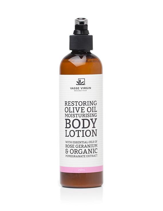 Rose Geranium &amp; Pomegranate Body Lotion 250ml - Vasse Virgin