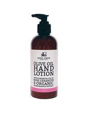 Load image into Gallery viewer, Rose Geranium &amp; Pomegranate Hand Lotion
