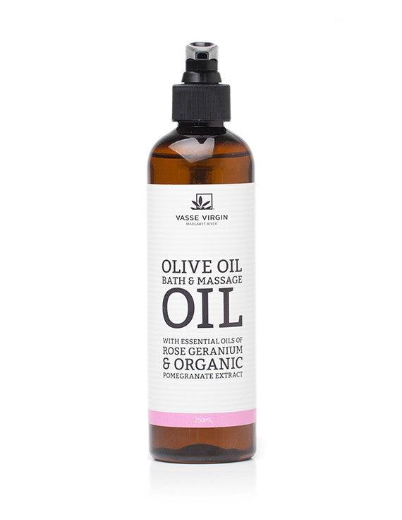 Rose Geranium Bath Massage Oil