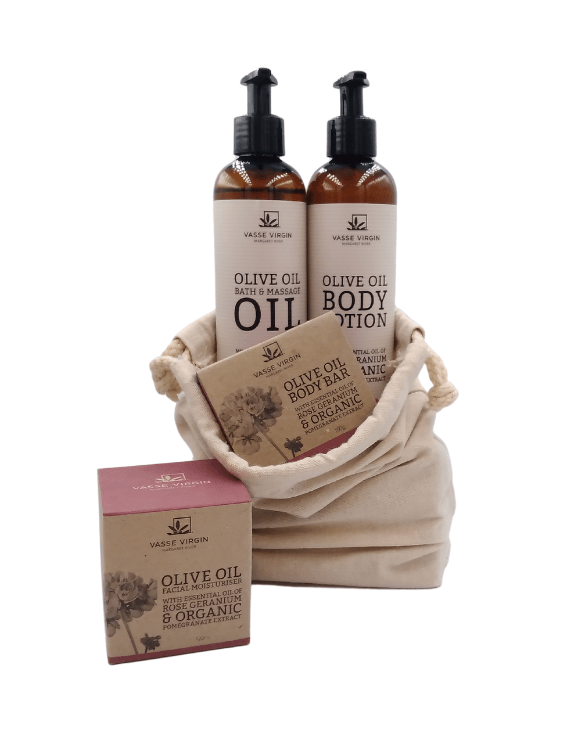 Rose Geranium &amp; Pomegranate Ultimate Gift Pack - Vasse Virgin