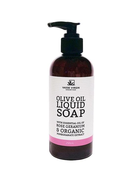 Rose Geranium Pomegranate Liquid Soap