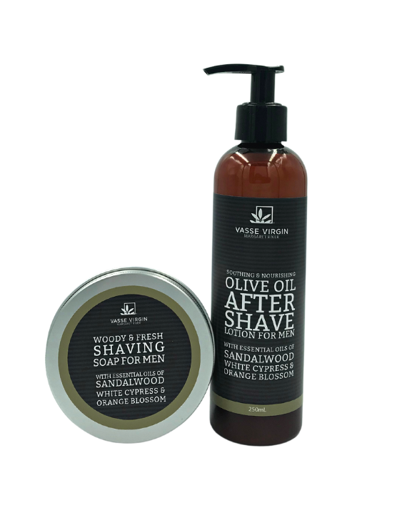 Sandalwood, White Cypress &amp; Orange Blossom Mens Shaving Gift Pack