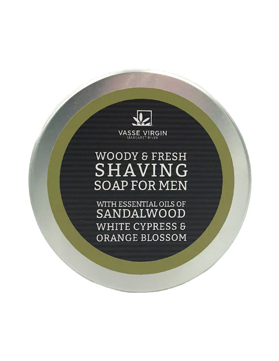 Sandalwood, White Cypress &amp; Orange Blossom Shaving Soap