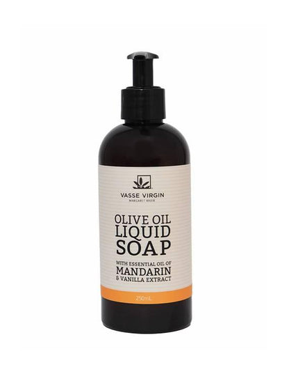 Mandarin &amp; Vanilla Liquid Soap 250ml - Vasse Virgin